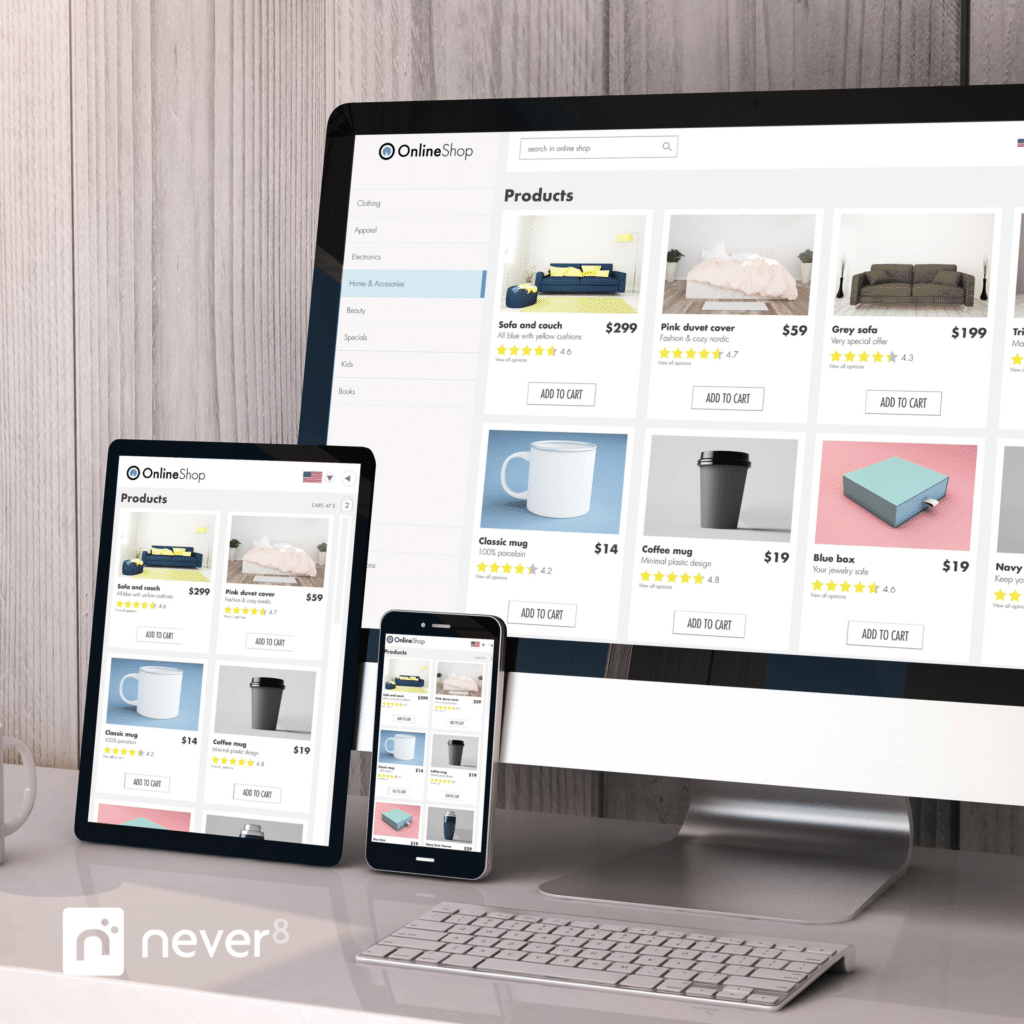 Trust is key in online shopping. High-quality visual content gives shoppers a clear view of products, helping them make informed decisions and increase conversion rates. NEVER8 helps you optimize your visual content to maximize these benefits.