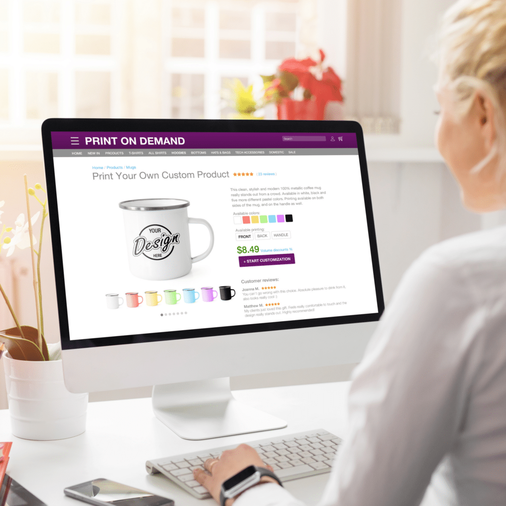 For customized products such as books, apparel or décor, the print-on-demand model allows companies to offer unique items without the need to maintain prior inventories. Products are created and shipped after the sale, reducing waste and offering great design flexibility.