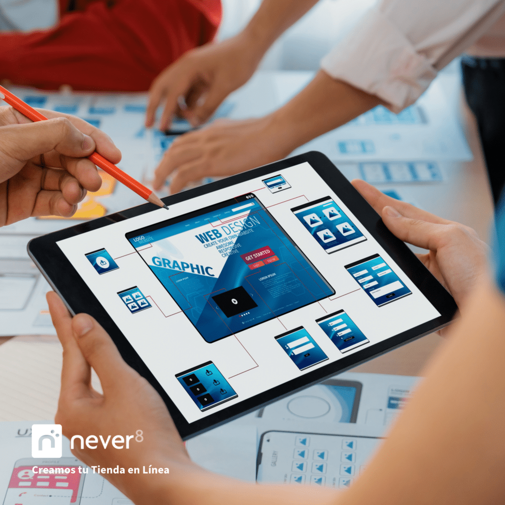 One of the pillars of a successful eCommerce strategy is a well-designed and functional website. At Never8, eCommerce agency in Mexico, we create websites that are aesthetically pleasing and optimized for conversion.